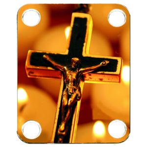 Candle Lit Crucifix