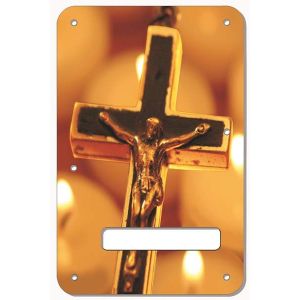 Candle Lit Crucifix