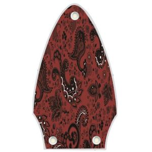 Paisley Dark Red