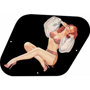Pin Up Girl Billowed Sleeves