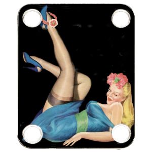 Pin Up Girl Blue Dress BK