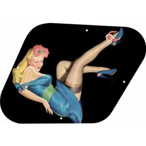 Pin Up Girl Blue Dress BK