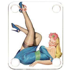 Pin Up Girl Blue Dress WH