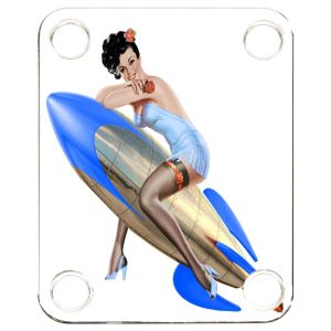 Pin Up Girl Rockets Away WH