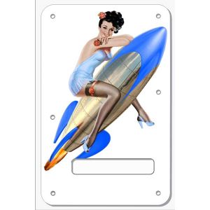Pin Up Girl Rockets Away WH