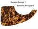 Generic Design 1 Acoustic - Brown Blotch Tortoise Pickguard