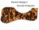 Generic Design 4 Acoustic - Brown Blotch Tortoise Pickguard