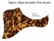 Taylor Acoustic - Brown Blotch Tortoise Pickguard