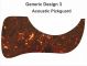 Generic Design 3 Acoustic - Brown Tortoise Pickguard
