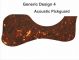 Generic Design 4 Acoustic - Brown Tortoise Pickguard