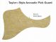 Taylor Acoustic - Creamy Yellow Pearl Pickguard