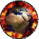 Earth Global Flames