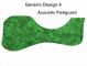 Generic Design 4 Acoustic - Green Pearl Pickguard