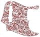 Paisley White/Red