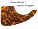 Generic Design 1 Acoustic - Patchy Brown Tortoise Pickguard