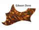Gibson Dove Acoustic - Patchy Brown Tortoise Pickguard