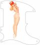 Pin Up Girl Dynamite White - Tele Esquire