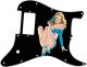 Pin Up Girl Mask BK