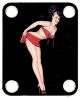 Pin Up Girl Red Bent Over Tassles