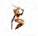 Pin Up Girl Samurai WH