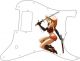 Pin Up Girl Samurai WH