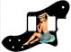 Pin Up Girl Straw Hat Black - '72 ReIssue Deluxe Tele
