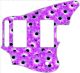 Pink Flower Dots - Jaguar Blacktop