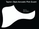 Taylor Acoustic - Plain White Pickguard