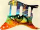 Psychedelic Eye - HSS Shawbucker Elite Strat