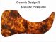 Generic Design 3 Acoustic - Swirly Toirtoise Pickguard