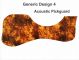 Generic Design 4 Acoustic - Swirly Toirtoise Pickguard