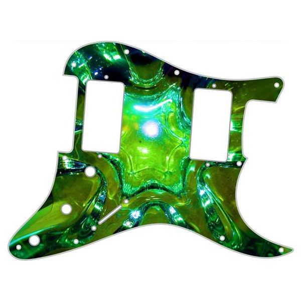 Green Glass Hh 11 Hole Strat Custom Pickguards 5626