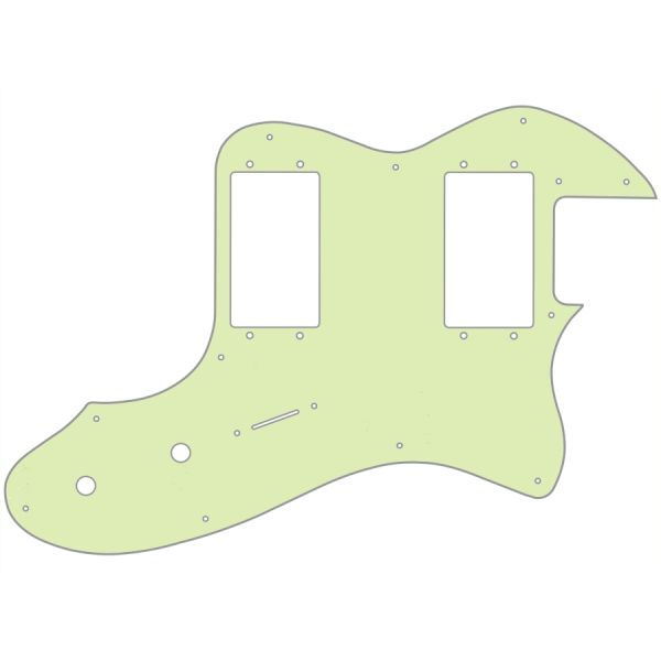 Mintblackmint 72 Reissue Thinline Custom Pickguards