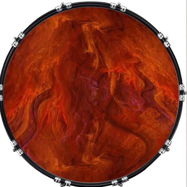 Colored shop drum heads